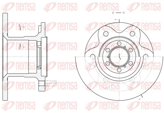 6290.00 REMSA Тормозной диск (фото 1)