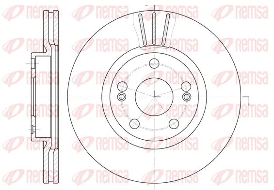 6301.10 REMSA Тормозной диск (фото 1)
