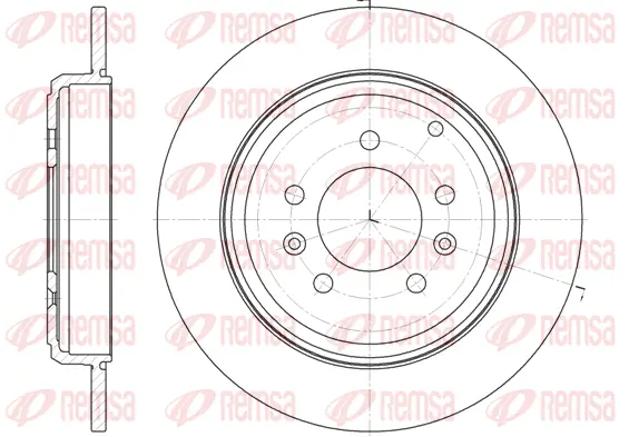 6330.00 REMSA Тормозной диск (фото 1)