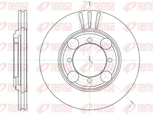 6375.10 REMSA Тормозной диск (фото 1)