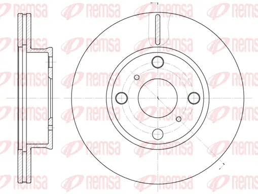 6402.10 REMSA Тормозной диск (фото 1)
