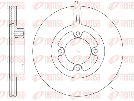 6406.10 REMSA Тормозной диск (фото 1)