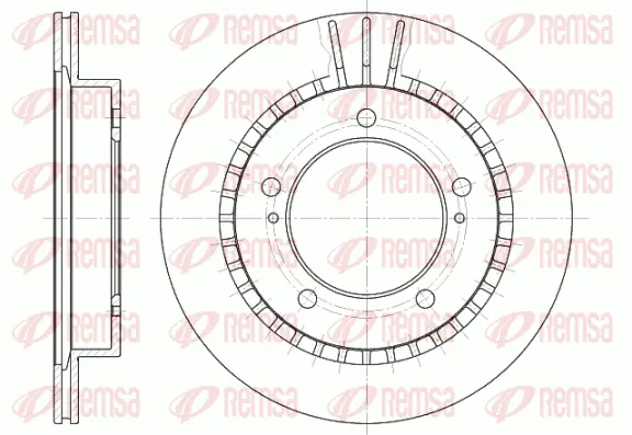 6492.10 REMSA Тормозной диск (фото 1)