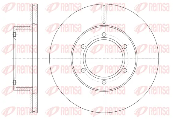 6497.10 REMSA Тормозной диск (фото 1)