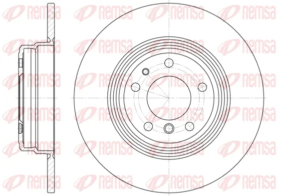 6510.00 REMSA Тормозной диск (фото 1)
