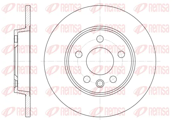 6558.00 REMSA Тормозной диск (фото 1)