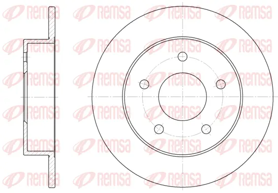 6574.00 REMSA Тормозной диск (фото 1)