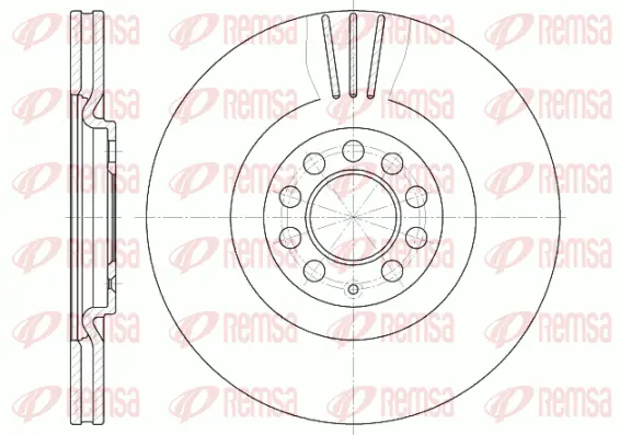 6597.10 REMSA Тормозной диск (фото 1)