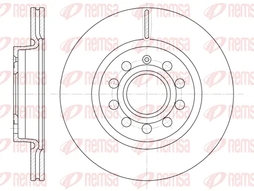 6647.10 REMSA Тормозной диск (фото 1)