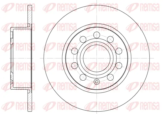 6649.00 REMSA Тормозной диск (фото 1)