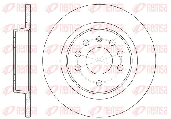 6688.00 REMSA Тормозной диск (фото 1)