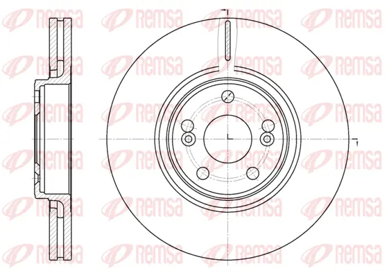 6694.10 REMSA Тормозной диск (фото 1)