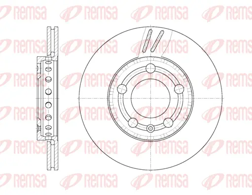 6709.10 REMSA Тормозной диск (фото 1)