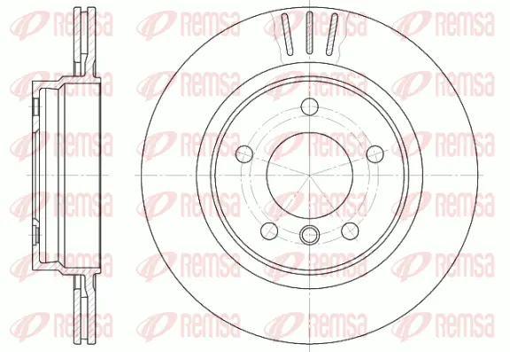 6722.10 REMSA Тормозной диск (фото 1)