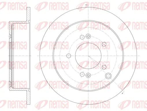 6756.00 REMSA Тормозной диск (фото 1)