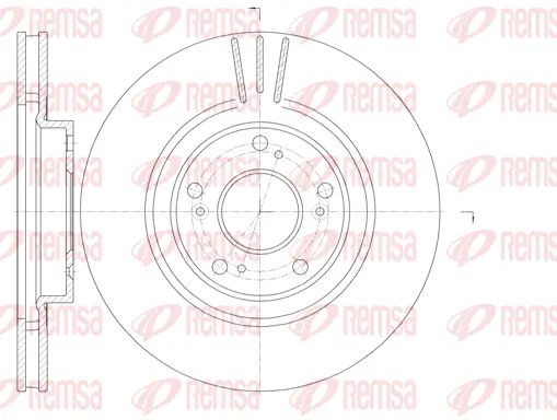 6763.10 REMSA Тормозной диск (фото 1)