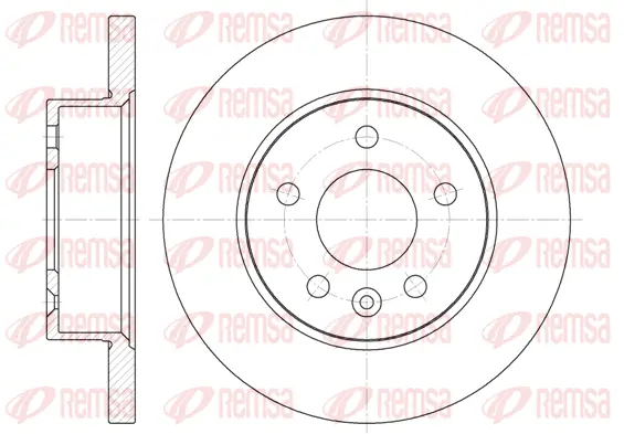6774.00 REMSA Тормозной диск (фото 1)