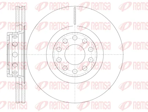 6781.10 REMSA Тормозной диск (фото 1)