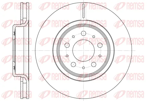6795.10 REMSA Тормозной диск (фото 1)
