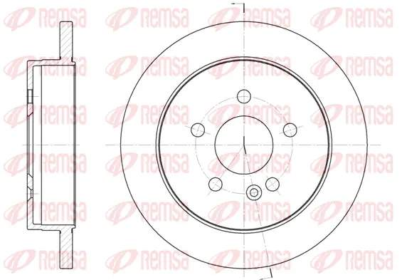 6799.00 REMSA Тормозной диск (фото 1)