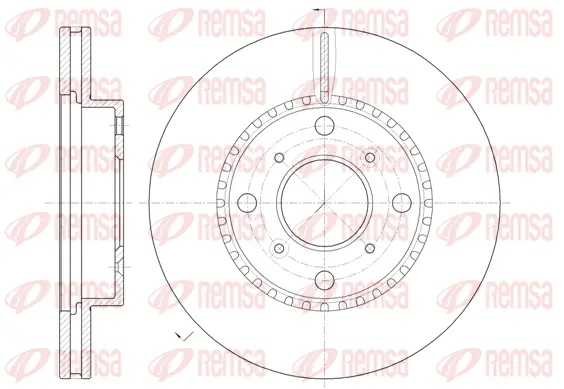 6804.10 REMSA Тормозной диск (фото 1)