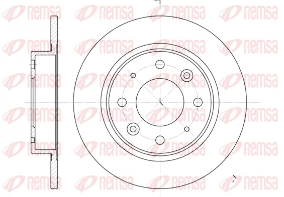 6813.00 REMSA Тормозной диск (фото 1)