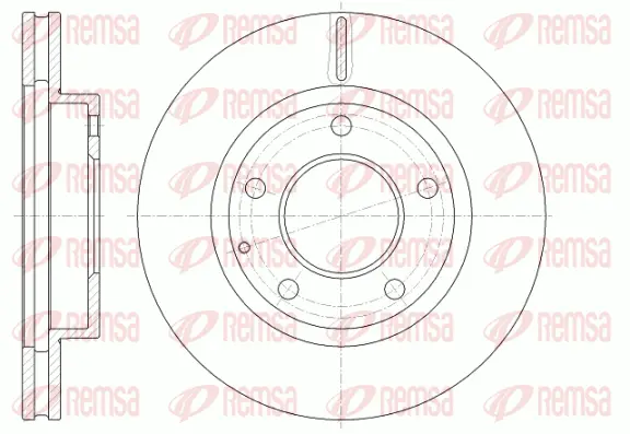 6841.10 REMSA Тормозной диск (фото 1)