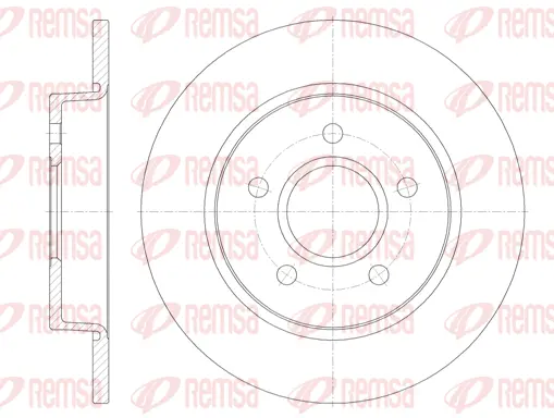 6846.00 REMSA Тормозной диск (фото 1)