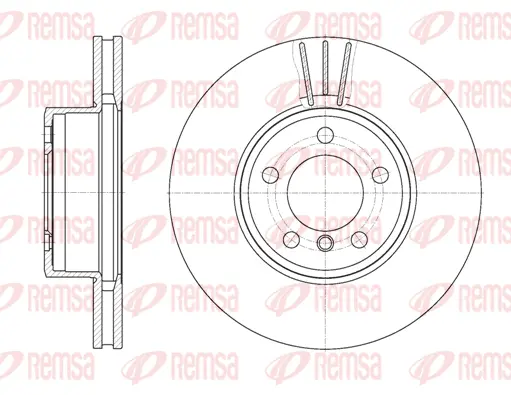 6867.10 REMSA Тормозной диск (фото 1)
