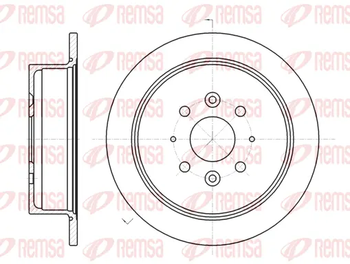 6905.00 REMSA Тормозной диск (фото 1)