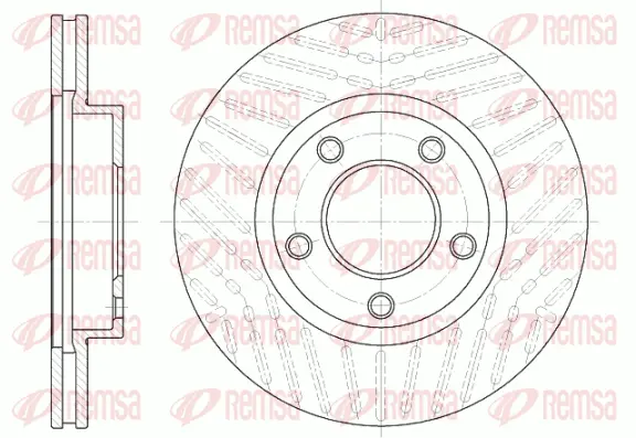6932.10 REMSA Тормозной диск (фото 1)