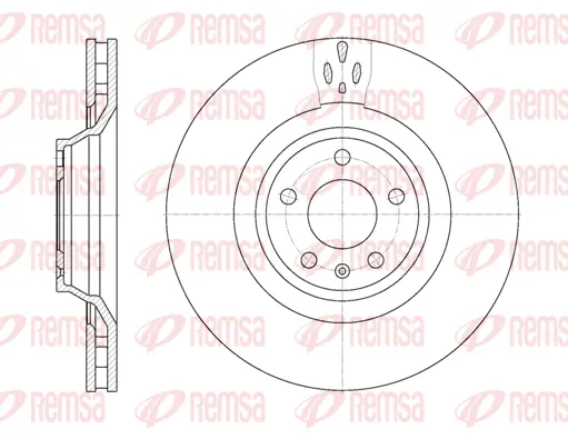 6942.10 REMSA Тормозной диск (фото 1)