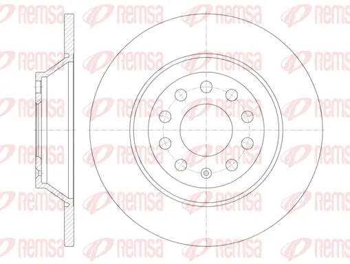 6969.00 REMSA Тормозной диск (фото 1)