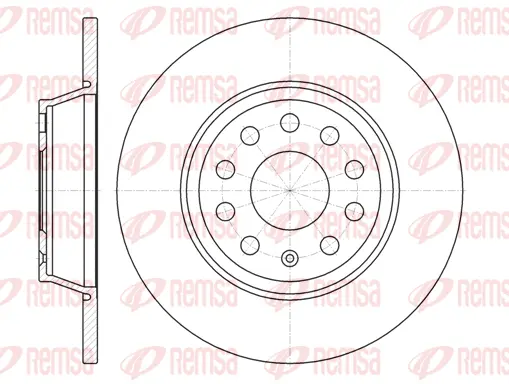 6973.00 REMSA Тормозной диск (фото 1)