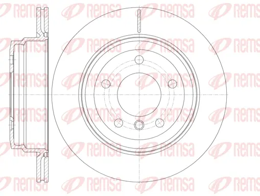6977.10 REMSA Тормозной диск (фото 1)