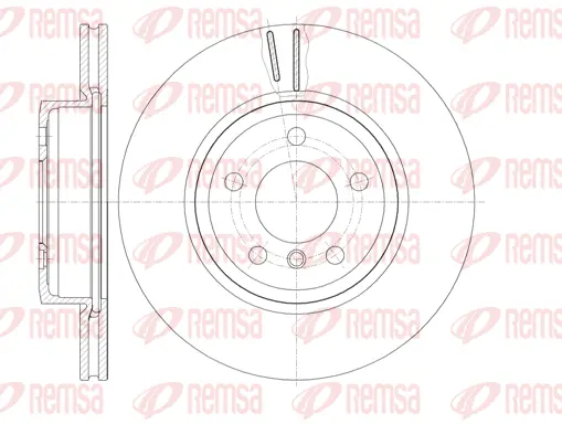 6978.10 REMSA Тормозной диск (фото 1)
