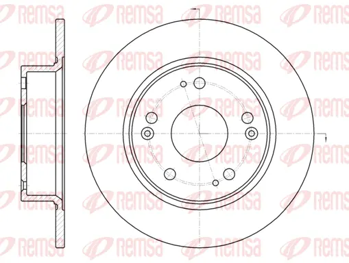6984.00 REMSA Тормозной диск (фото 1)