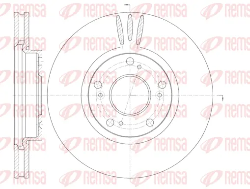 6985.10 REMSA Тормозной диск (фото 1)