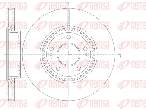 6988.10 REMSA Тормозной диск (фото 1)
