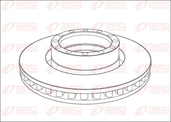 NCA1015.20 REMSA Тормозной диск (фото 1)