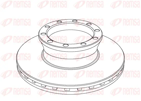 NCA1040.20 REMSA Тормозной диск (фото 1)