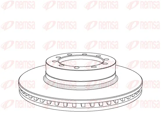 NCA1071.20 REMSA Тормозной диск (фото 1)