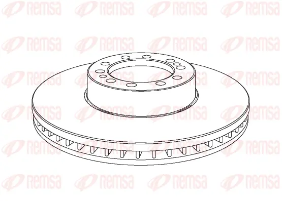 NCA1075.20 REMSA Тормозной диск (фото 1)