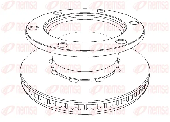 NCA1125.20 REMSA Тормозной диск (фото 1)