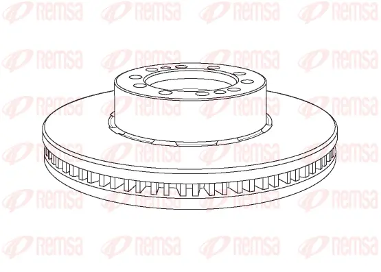 NCA1169.20 REMSA Тормозной диск (фото 1)