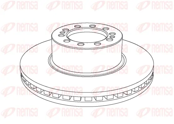 NCA1178.20 REMSA Тормозной диск (фото 1)