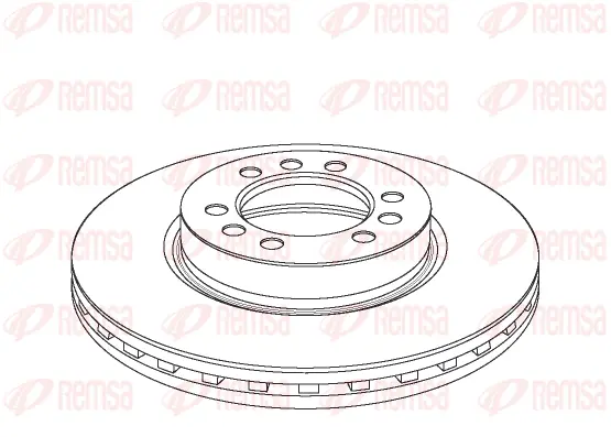 NCA1180.20 REMSA Тормозной диск (фото 1)