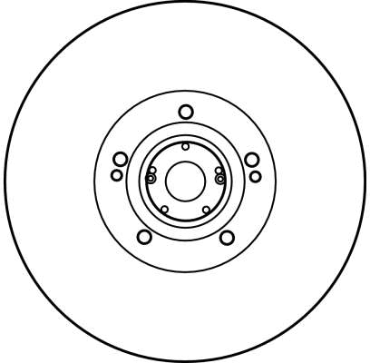 DF1021 TRW Тормозной диск (фото 2)
