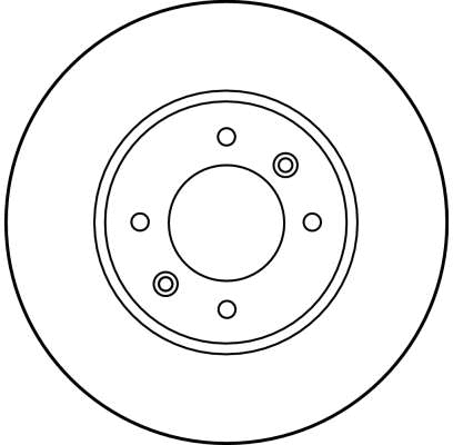 DF1031 TRW Тормозной диск (фото 2)
