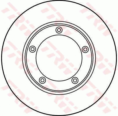 DF1209 TRW Тормозной диск (фото 1)